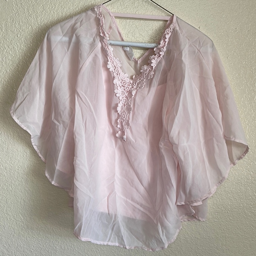 Pink blouse